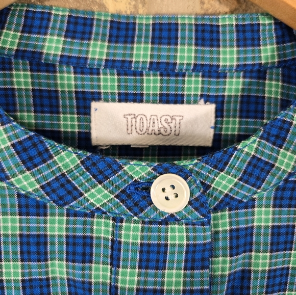 NEW Toast Kala Check Plaid Shirt Dress - Picture 6 of 9